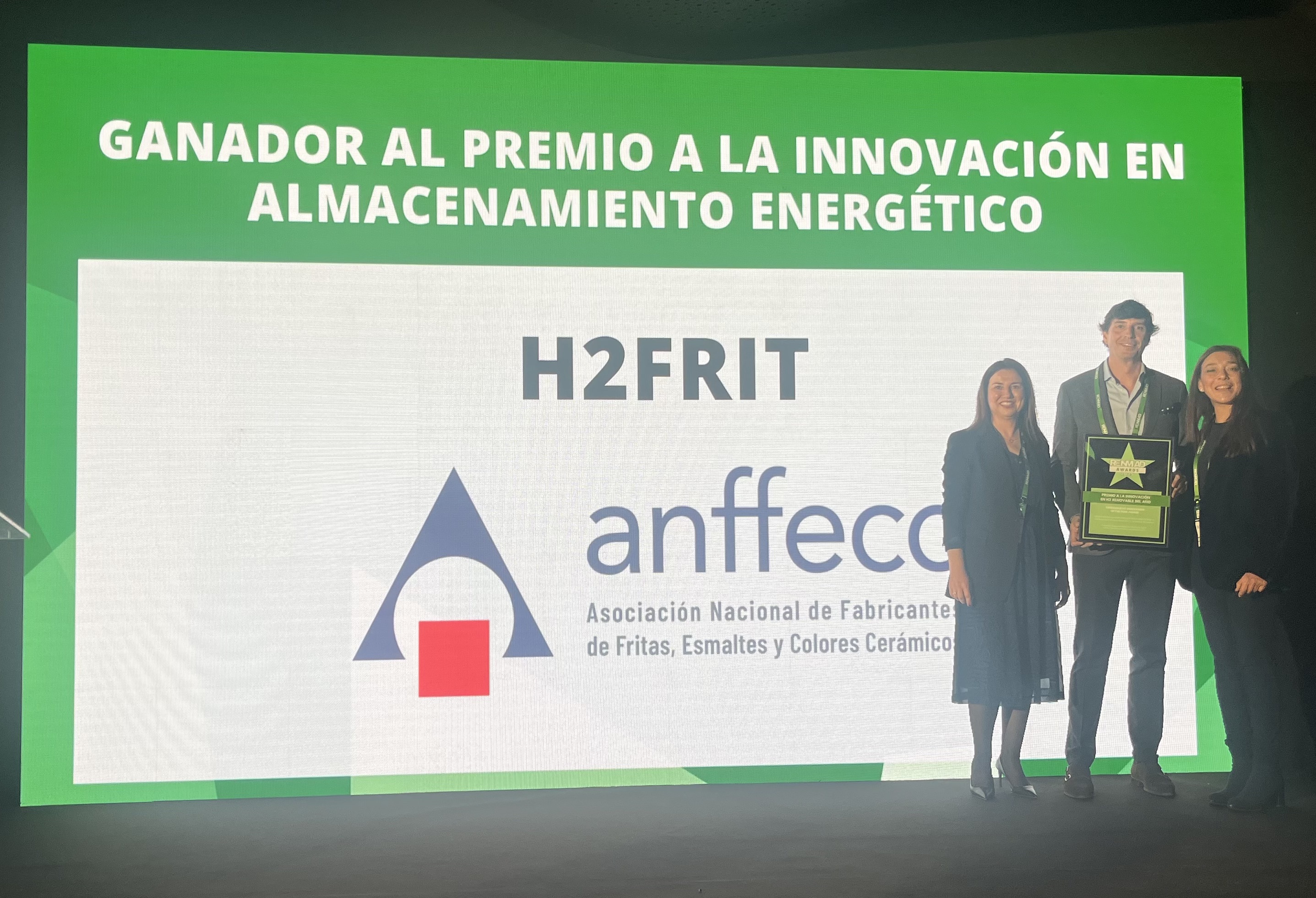 Imagen de ANFFECC’s H2frit project wins the RENMAD Hydrogen Innovation Award